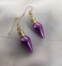 New listing
Christmas Earrings - Festive Dangling Christmas Lights For Pierced Ears