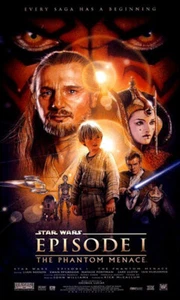 Star Wars - The Phantom Menace - Official Movie Theatre Poster - 400mm x 500mm - Foto 1 di 1