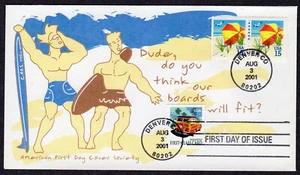 2001 Presorted WOODIE Coil (3522) CARS Inc.Beach Umbrella COMBO FDC NR149 - Picture 1 of 1