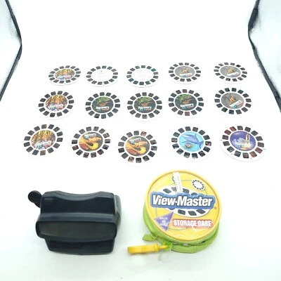 Vintage 1998 3D View Master Viewer Portable  storage Case 15 Slides Discovery  - Image 1 of 4
