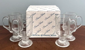 PRINCESS HOUSE Heritage Set 4 IRISH COFFEE BEVERAGE MUGS Footed Cups 504 IN BOX - Picture 1 of 6