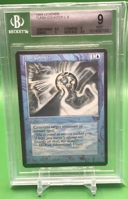 1994 MTG Legends - FLASH COUNTER - Graded BGS 9 Mint - Image 1 of 2
