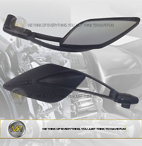 FOR YAMAHA YBR 125 2010 10 PAIR REAR VIEW MIRRORS E13 APPROVED SPORT LINE