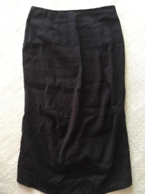 Lilith Skirt Black linen blend Classic Size 4 - Image 1 of 4