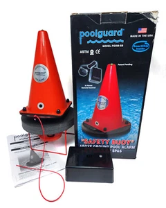 PoolGuard PGRM-SB Safety Buoy Above Ground Pool Alarm Red NO POWER ADAPTER - Picture 1 of 4