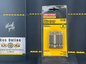 Vástago hexagonal vintage NOS Craftsman 2 en 1/4" 6 piezas 9-25691 nuevo 🐝 - Imagen 1 de 2