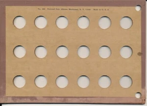 Album Monete Nazionali Coin Board n. 456 monete americane vuote - Foto 1 di 2