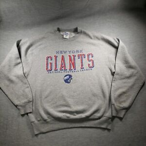 VTG Majestic New York Giants Pullover Sweater Mens XL National Football League
