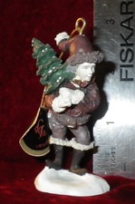 Rare 1992 Duncan Royale The Pixie Ltd Ed History Of Santa 3" Christmas Ornament