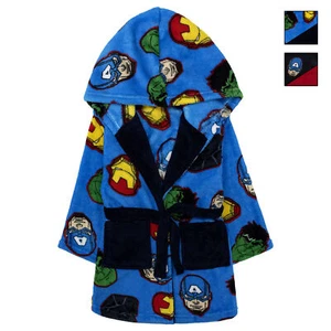 Marvel Avengers Kids Fleece Winter Robe 6993 - Picture 1 of 15
