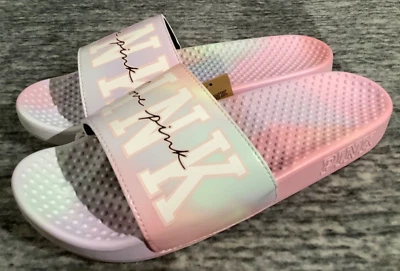 Victoria's Secret розовый Ombre Freya галстук краситель горки сандалии закат розовый L 9 10 новый с Ярлыками - Изображение 1 из 4