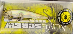 Propósito de hundimiento IMAKATSU Alive Screw Minnow 70 utilería 2,75" .21 oz flash Wakasagi nuevo en caja - Imagen 1 de 3