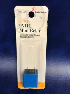 Mini relé RadioShack 275-005 SPDT 9VDC - Imagen 1 de 2