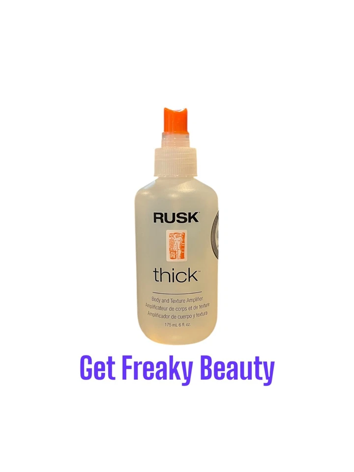 6 oz. Rusk Thick Body & Texture Amplifier Spray. 175ml. NEW. FREE SHIPPING. - image 1 of 1