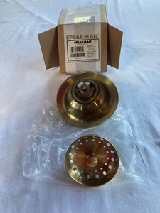 Speakman S-3471-BRB Posi-Lock Deep Dish Sink Strainer, Brushed Brass - Picture 1 of 5