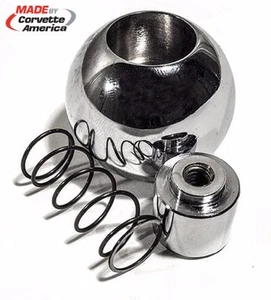 65 - 82 Corvette Shift Knob, Chrome Automatic Transmission *Complete Kit* - Foto 1 di 2