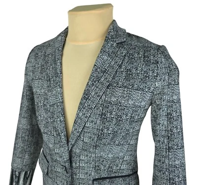 Chaqueta Blazer Mujer Desigual Negro/Blanco Talla 38 (M) Foto 1 de 4