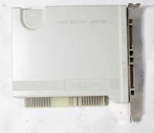 Vintage QuickShot QS-120 dual game controller 8 bit ISA ISA586 - Picture 1 of 4