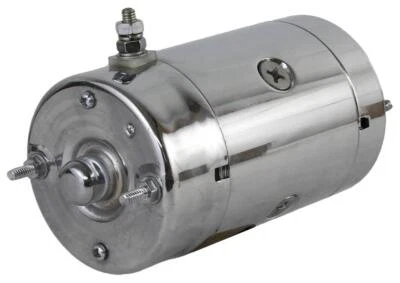 NUEVO ARRANCADOR CROMADO PARA HARLEY DAVIDSON 75-78 FX SUPER GLIDE 1200CC TIPO HITACHI Foto 1 de 4