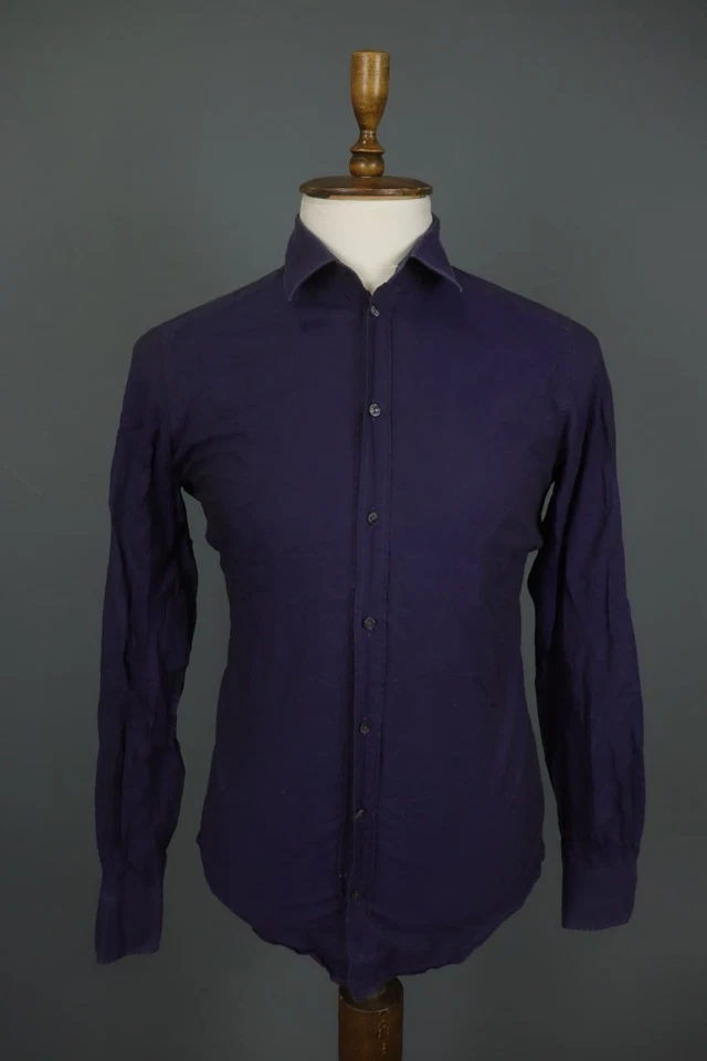 Dolce & Gabbana фиолетовый длинным рукавом с воротником рубашка на пуговицах размер 15,5 / 39 - Изображение 1 из 4