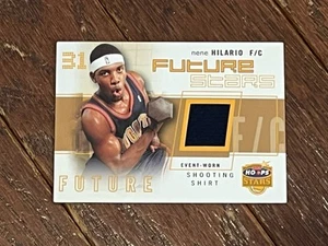 2002-03 Fleer NBA Hoops Nene Hilario Game-Worn Jersey PATCH Future Stars RC!! - Picture 1 of 2