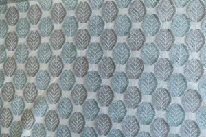 Designer Carole fabrics Excess Energy Spa embroidered Fabric remnant 25" - Picture 1 of 5