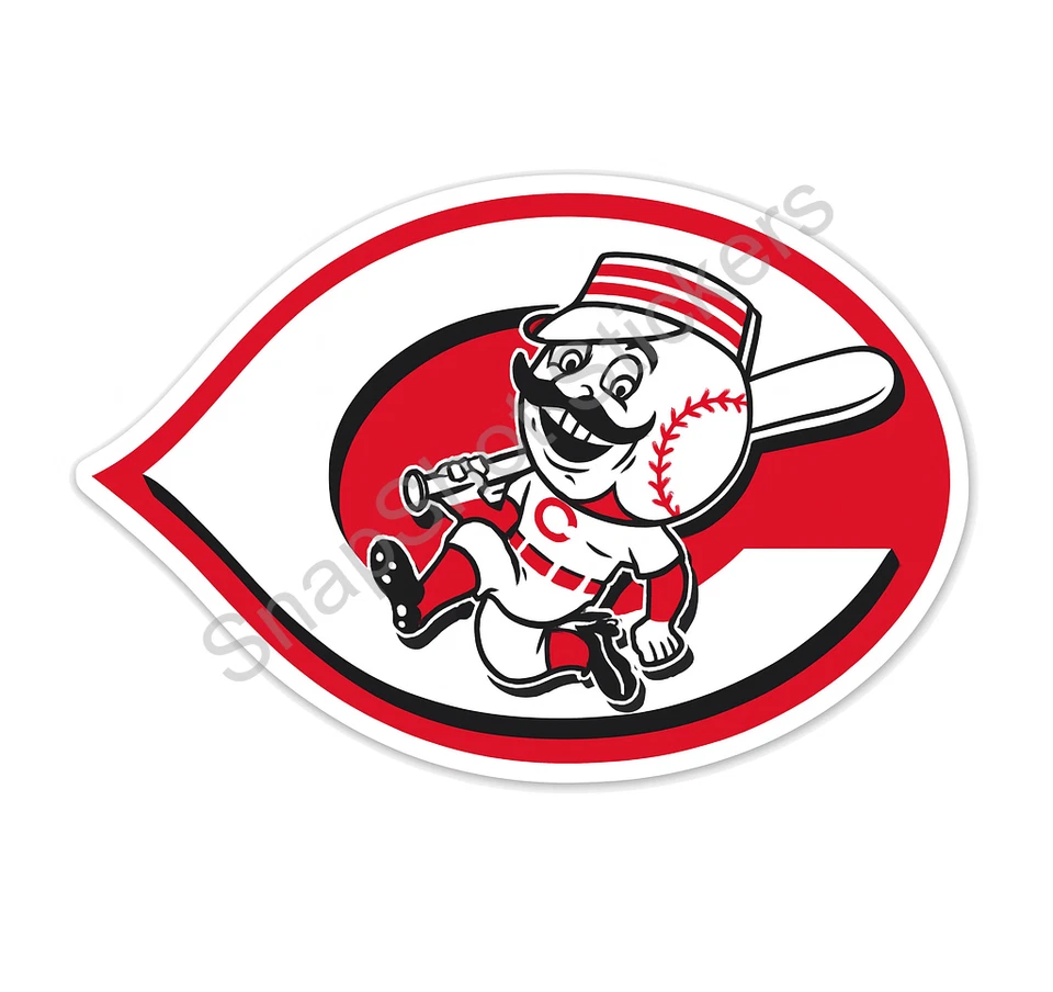 Cincinnati Reds MLB Weather Resistant Vinyl Die Cut Sticker Decal 11 - Image 1 of 1