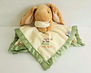 Guess How Much I Love You Bunny Lovey To the Moon & Back Baby Security Blanket - Picture 1 of 8