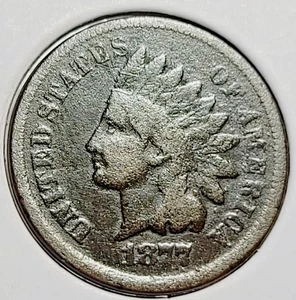 1877 Indian Head Penny KEY DATE Philadelphia Mint - Picture 1 of 6