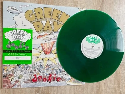 Green Day - "Dookie" green wax 12" Vinyl / numbered / Germany 1994 - Bild 1 von 3