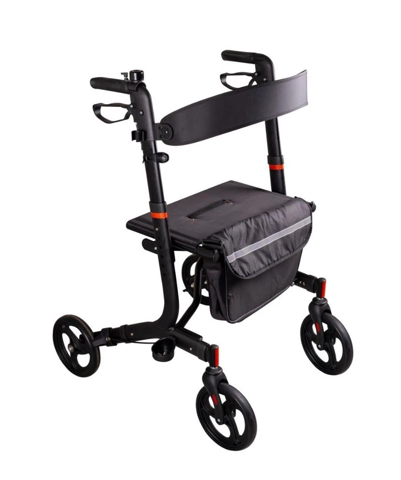 Ridder Rollator Alu Gehhilfe - Silber/Schwarz