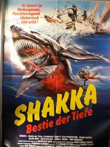 Shakka - Bestie der Tiefe - Frank Baroni - Videoposter A1 84x60cm gefaltet - Picture 1 of 1