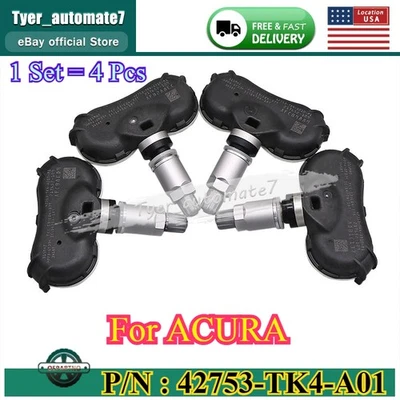 Sensores de presión de neumáticos TPMS para 2009 2010 2011 2012 2013 Acura TL 42753-TK4-A01 Foto 1 de 4