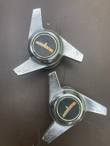 Original 82 corvette 3 Bar Spinner Knock Off Style Center Cap - Picture 1 of 9