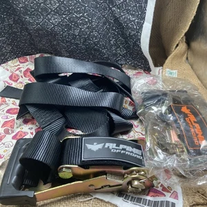 2 Pack ALPINE DOUBLE EAGLE STRAPS- ESSENTIALS SINGLE Y STRAP Tire Strap - Picture 1 of 7