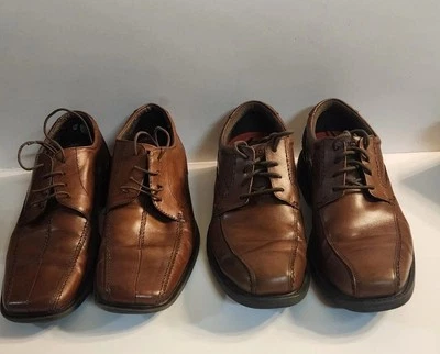 Kenneth Cole+ Rockport Zapatos de Vestir Marrón Paquete Talla 9 Excelente Estado Foto 1 de 4