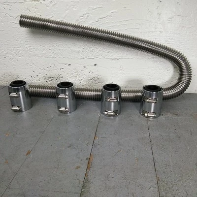 1957 - 1971 Mercury 48 Stainless Steel SS Radiator Hoses Kit  - Image 1 of 4