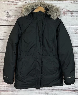 Eddie Bauer женщин S WeatherEdge вниз парка пальто искусственного меха капюшон водонепроницаемый - Изображение 1 из 4