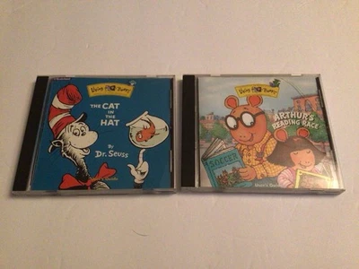 Living Books lot of 2 CD-ROM - Cat In TheHat and Arthur's reading race - Image 1 of 4