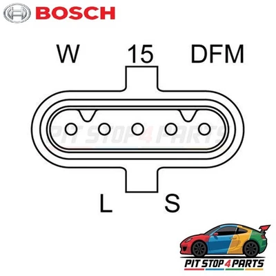 Bosch 0986048110 Alternator A0131547902 A013154790280 A0141545402 - Image 1 of 2