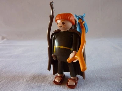 PLAYMOBIL 3631 PERSONNAGE CHEVALIER CHATEAU MOYEN AGE LE MOINE ET BALUCHON - Photo 1/4