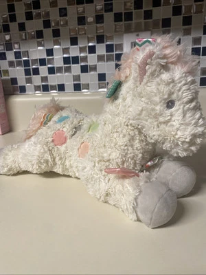 Pelúcia facial macia Mary Meyer brinquedo bebê cavalo Lovey Easter Taggies - Imagem 1 de 4