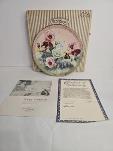 W S George Poppy Pastorale Plate Limited Edition Series - Picture 1 of 5