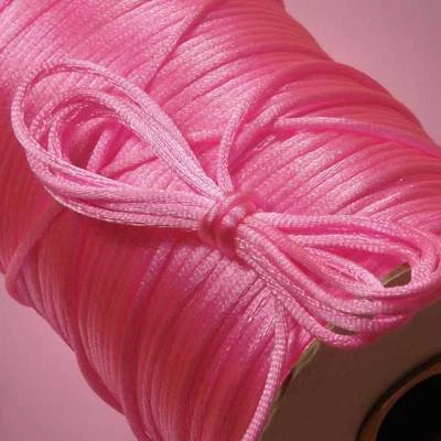50 feet + 100 foot SATIN  Nylon CORD 2mm Kumihimo Macrame string Rat-Tail Spools - Image 1 of 4