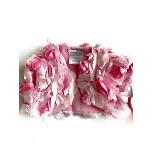 Nannette Baby pink flower shrug. Sleeveless. Size 6-9mo. - Picture 1 of 5
