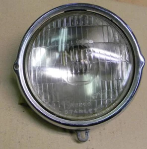 HONDA 90-175 USED 6 INCH USED HEADLIGHT RIM MINOR WEAR - Picture 1 of 1