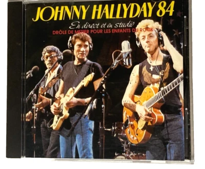 JOHNNY HALLYDAY 84 Drôle De Métier Pour Les Enfants Du Rock RARE CD  B SETZER - Image 1 of 4