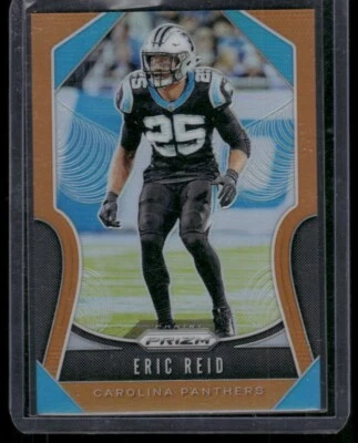 Eric Reid 2019 Panini Prizm Orange Prizm Parallel #D /249 Carolina Panthers - Image 1 of 2