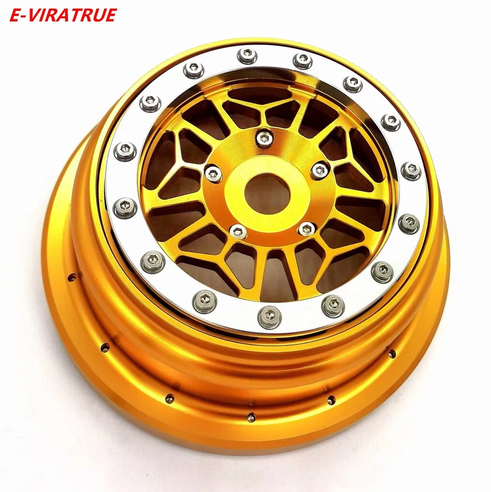 E-VIRATRUE Aluminum BeadLock Wheel For  Losi Super Baja Rey 1/6 1pcs - Image 1 of 1