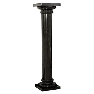 Colonna in Marmor Sahara Noir italienische Innenarchitektur H 100 cm - Bild 1 von 2